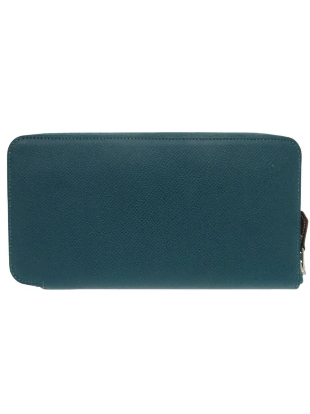 Hermes Azap Long Silk in Veau Vert Bosphore Wallet